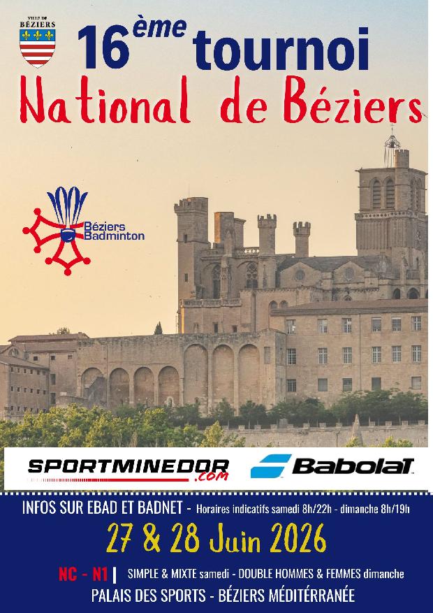16ème Tournoi National de Béziers